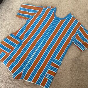 FP Movement by Free People Striped Jumpsuit - Blue, Red, White